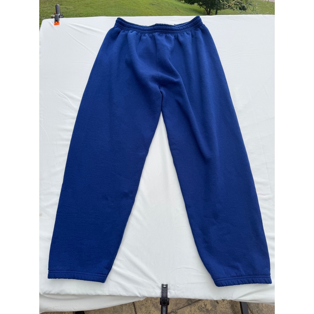 Vintage Fruit of the Loom Royal Blue Sweatpants XL Made in USA Elastic Waist